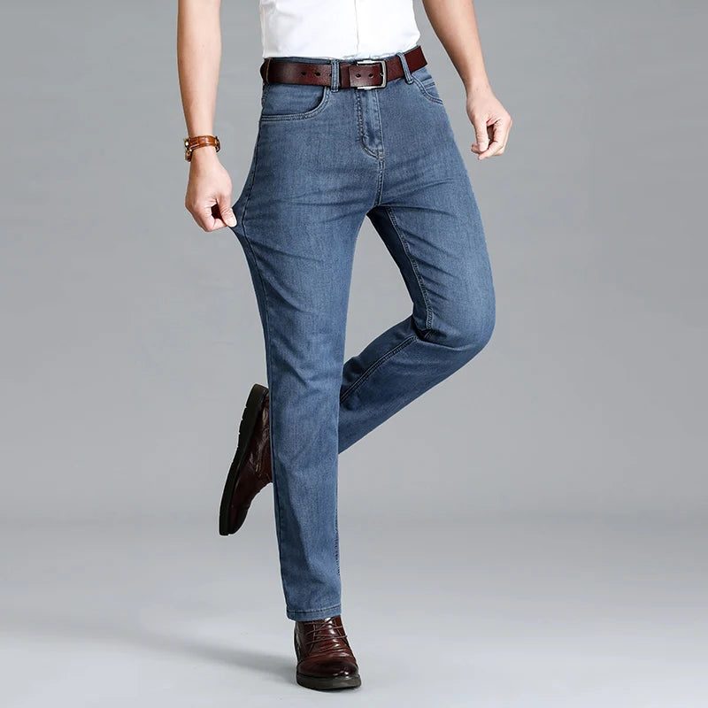 Slim Fit Stretch Denim Jeans for Men