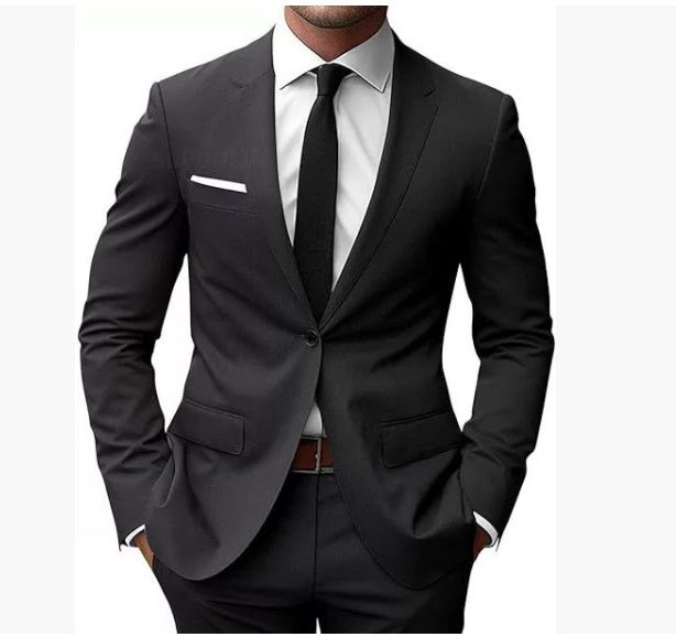 Slim Fit Suit Set for Men