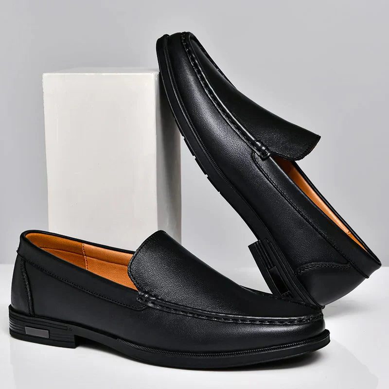 Slip-On Leather Venetian Loafer for Men