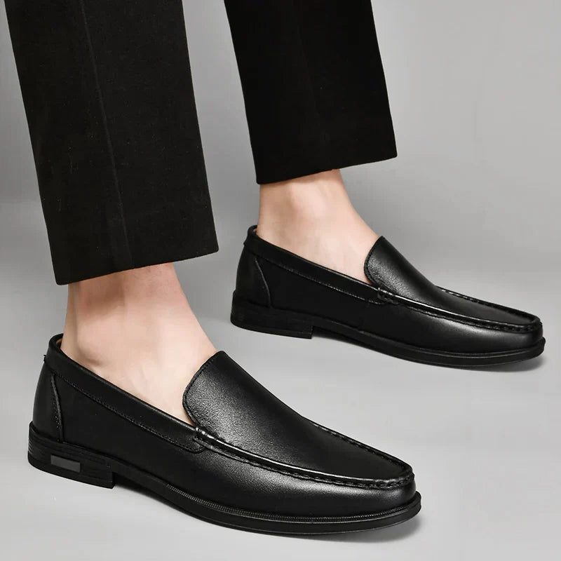Slip-On Leather Venetian Loafer for Men