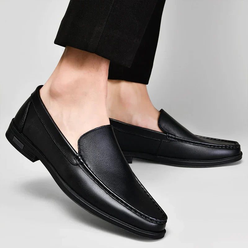 Slip-On Leather Venetian Loafer for Men