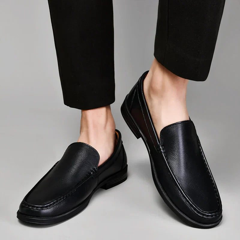 Slip-On Leather Venetian Loafer for Men