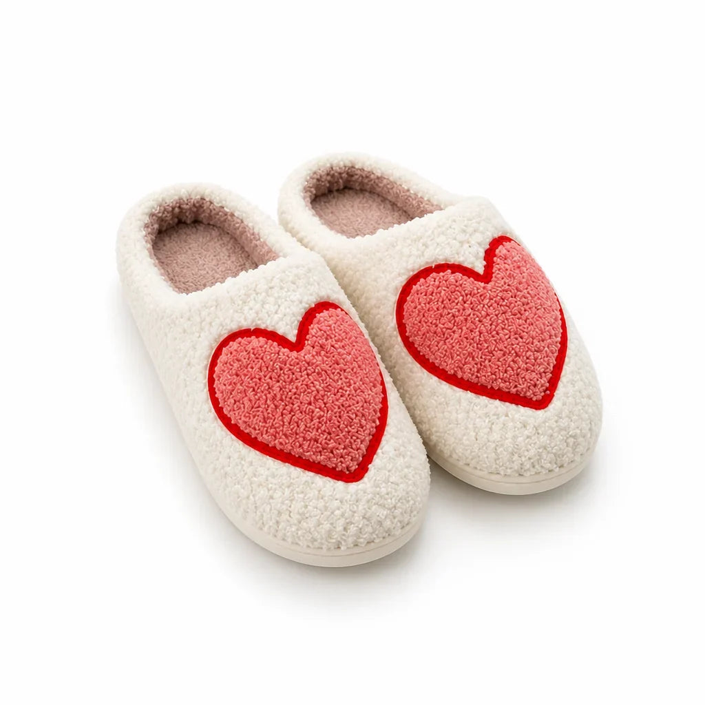 Slippers | Sherpa Fleece Lined & Cushioned Non-Slip Sole
