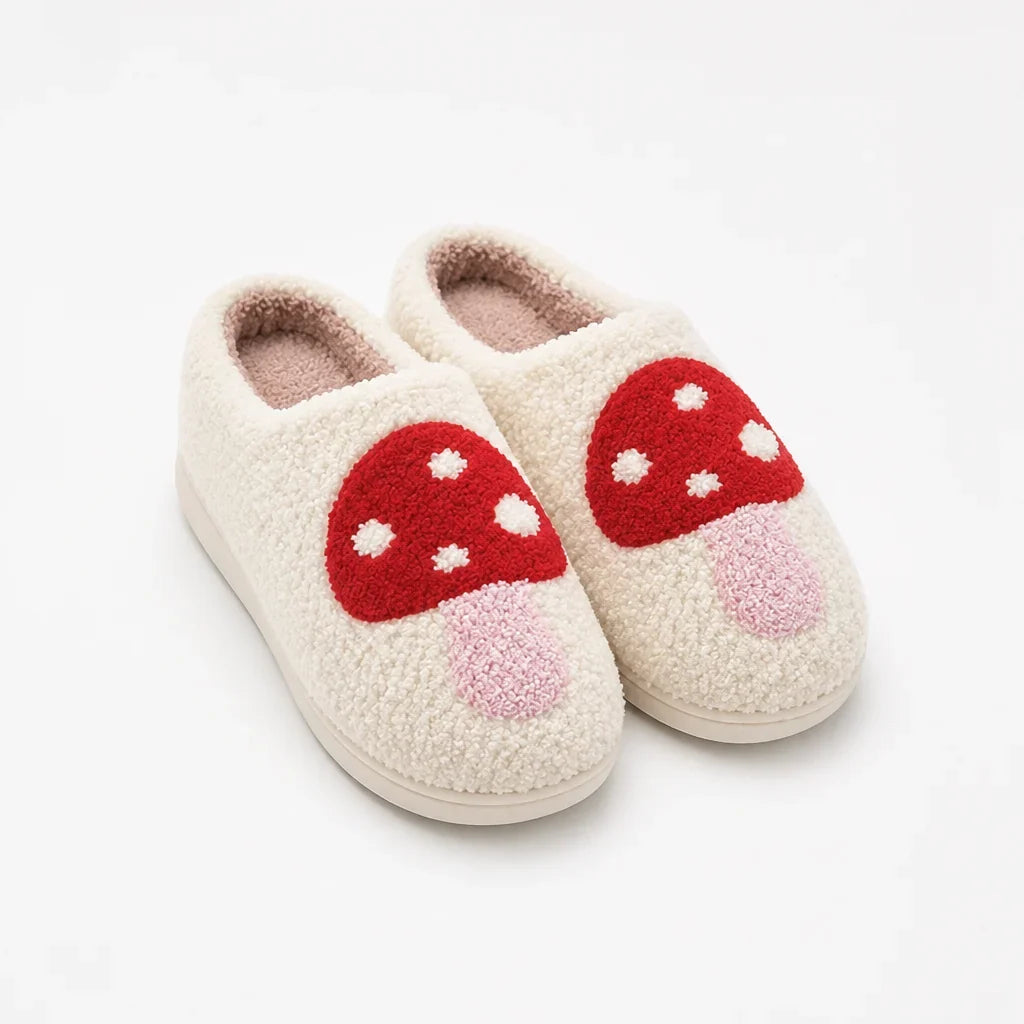 Slippers | Sherpa Fleece Lined & Cushioned Non-Slip Sole