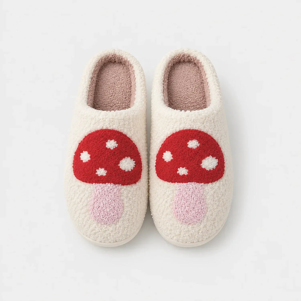 Slippers | Sherpa Fleece Lined & Cushioned Non-Slip Sole