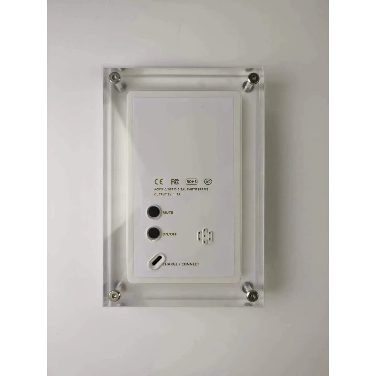 Smart Digital Picture Frame with Video Display and Acrylic Block Design Electronic Photo