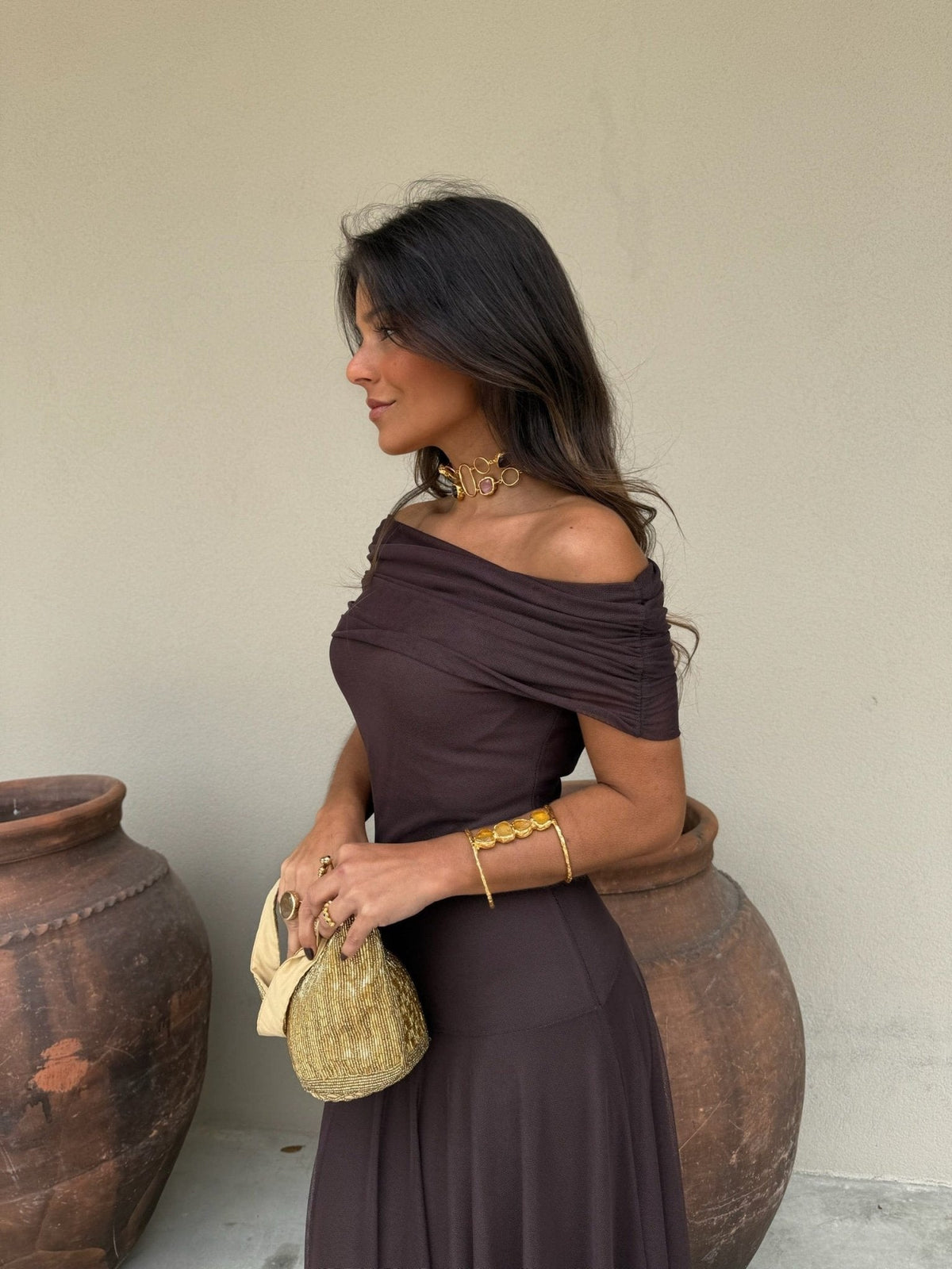 Daniella | Mesh Maxi Dress
