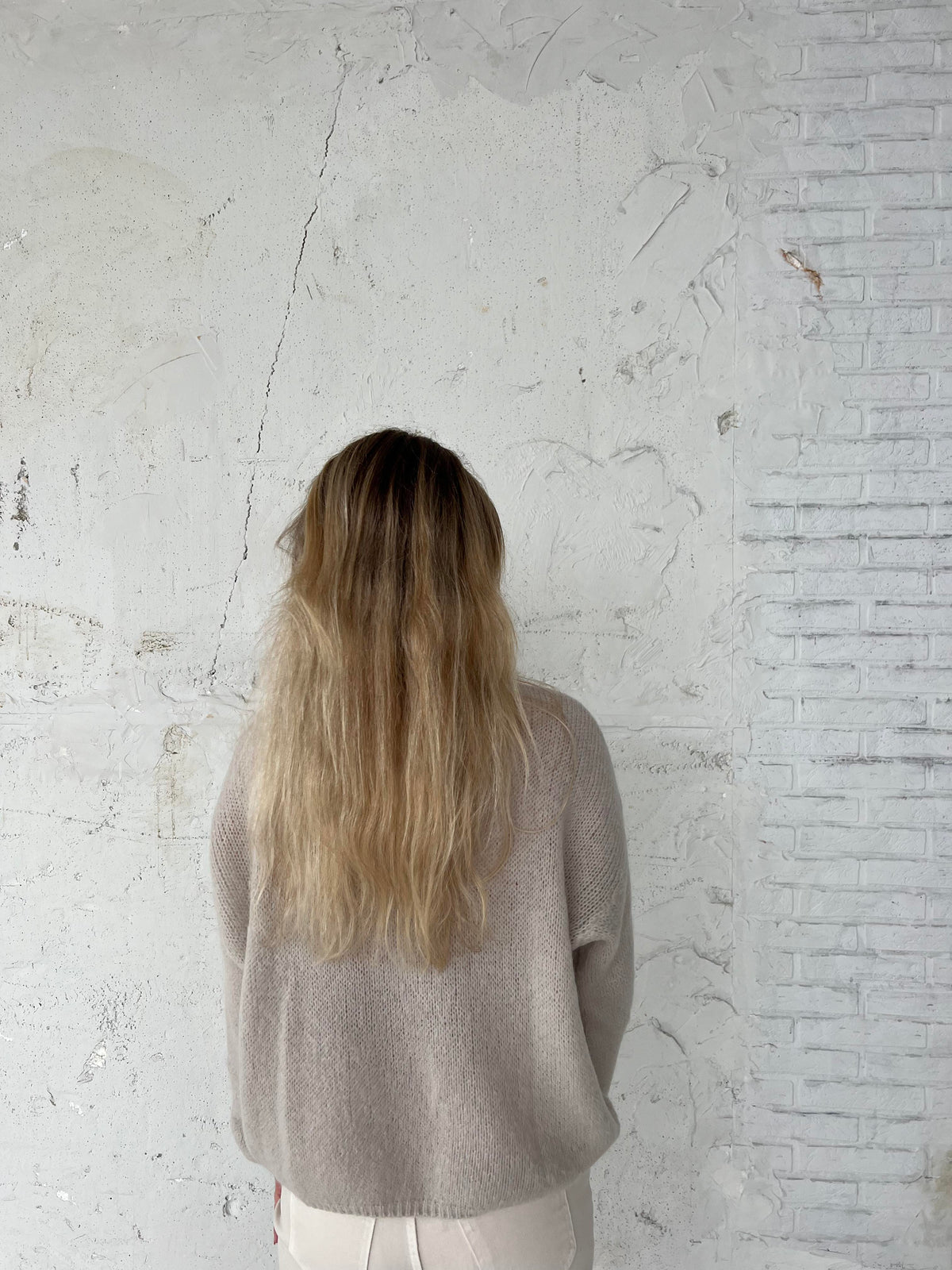 Women's Loose Fit Round Neck Jumper Long Sleeve