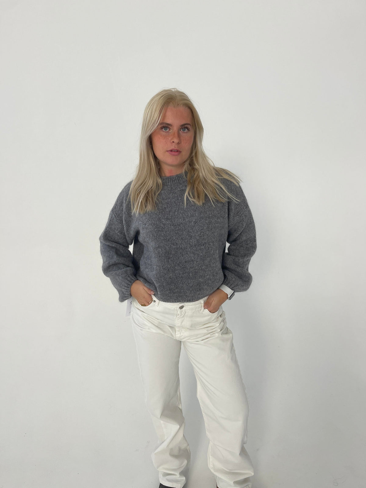 Women's Loose Fit Round Neck Jumper Long Sleeve