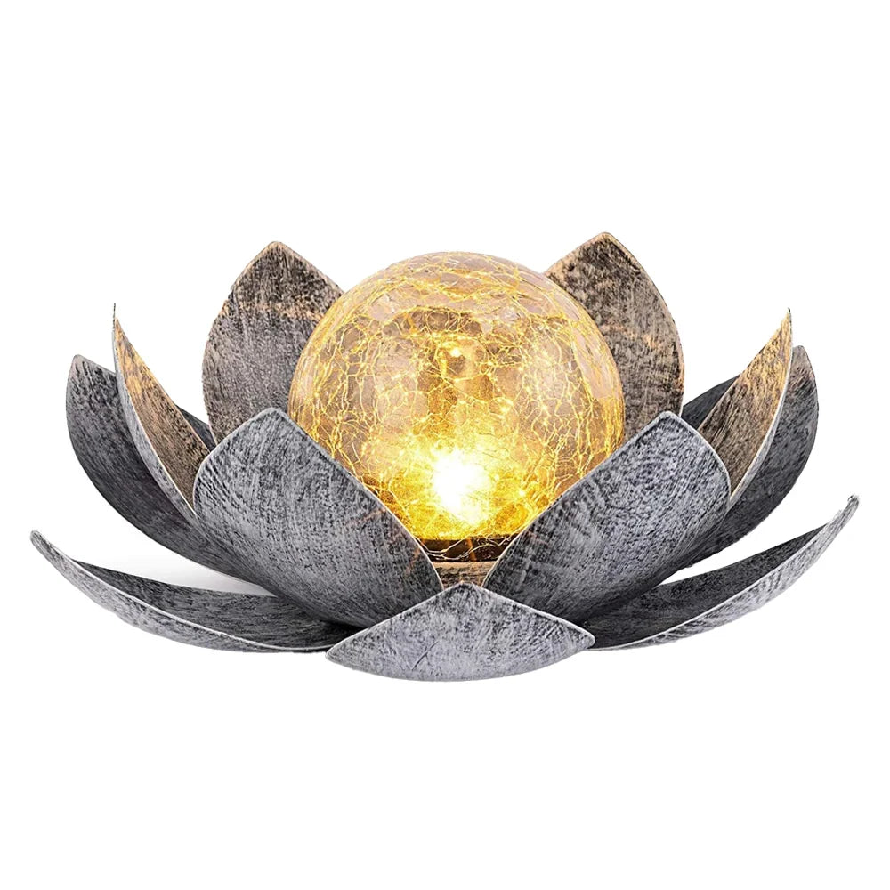Solar Garden Light | Lotus Design & Solar-Powered LED