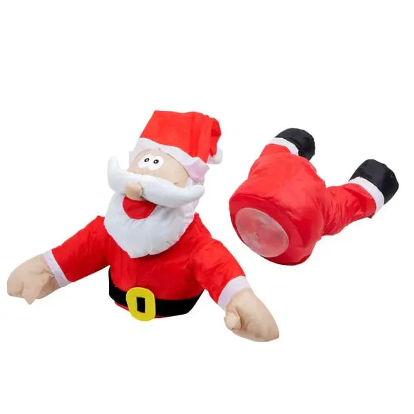 Sound-Activated Moving Window Santa Claus Christmas Figure