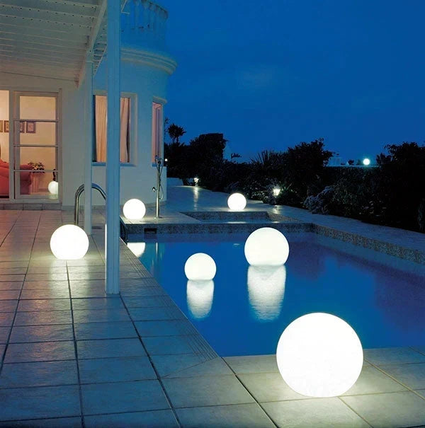 Spherical Garden Light | 16-Colour LED Rechargeable & Remote-Controlled | 12–25 cm