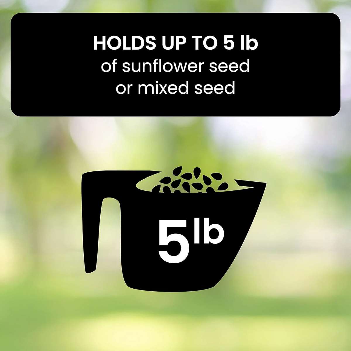 Squirrel Proof Bird Feeder with Weight-Activated Spinning Perch Tube
