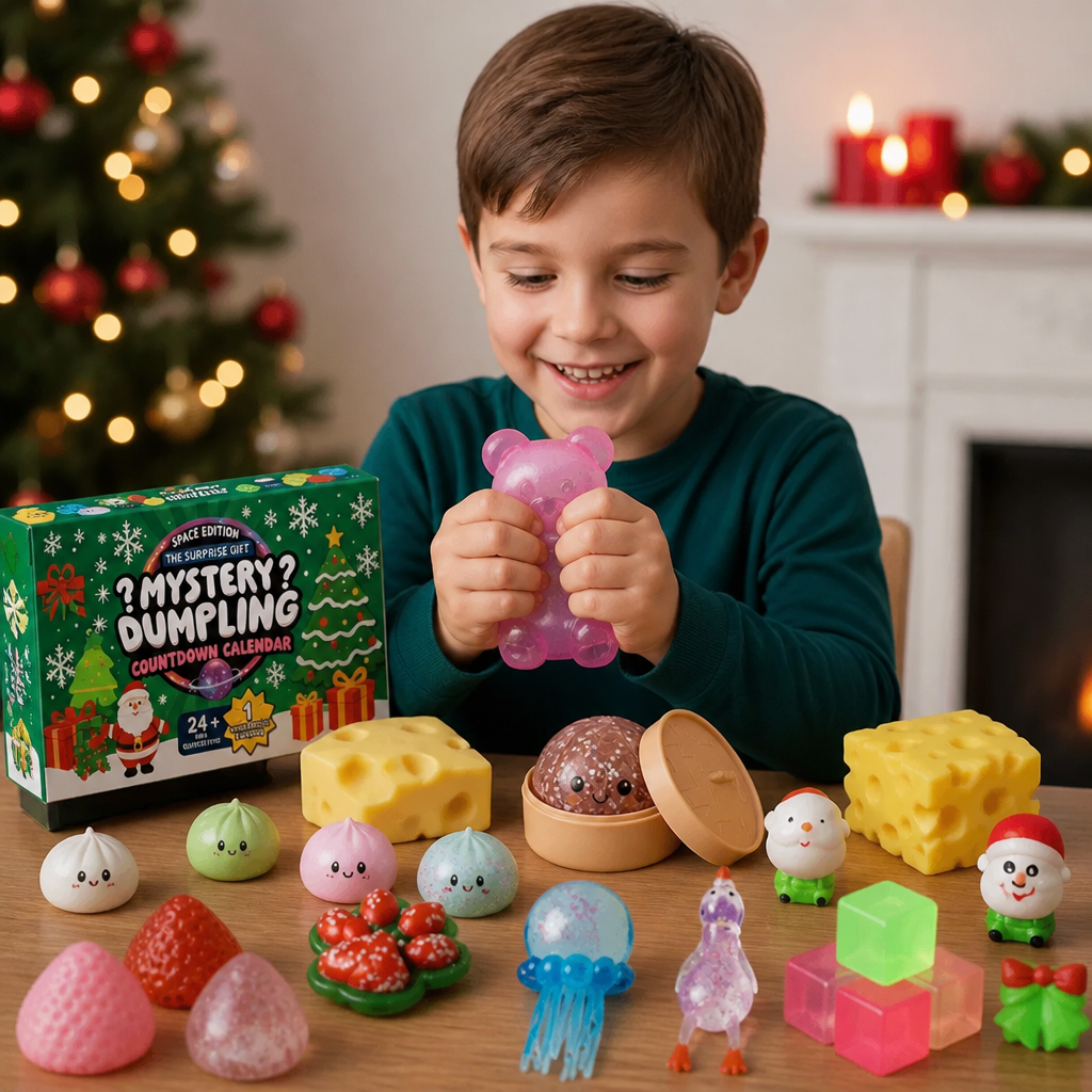 Squishy Christmas Advent Calendar for Kids – 24 Days Full of Surprises