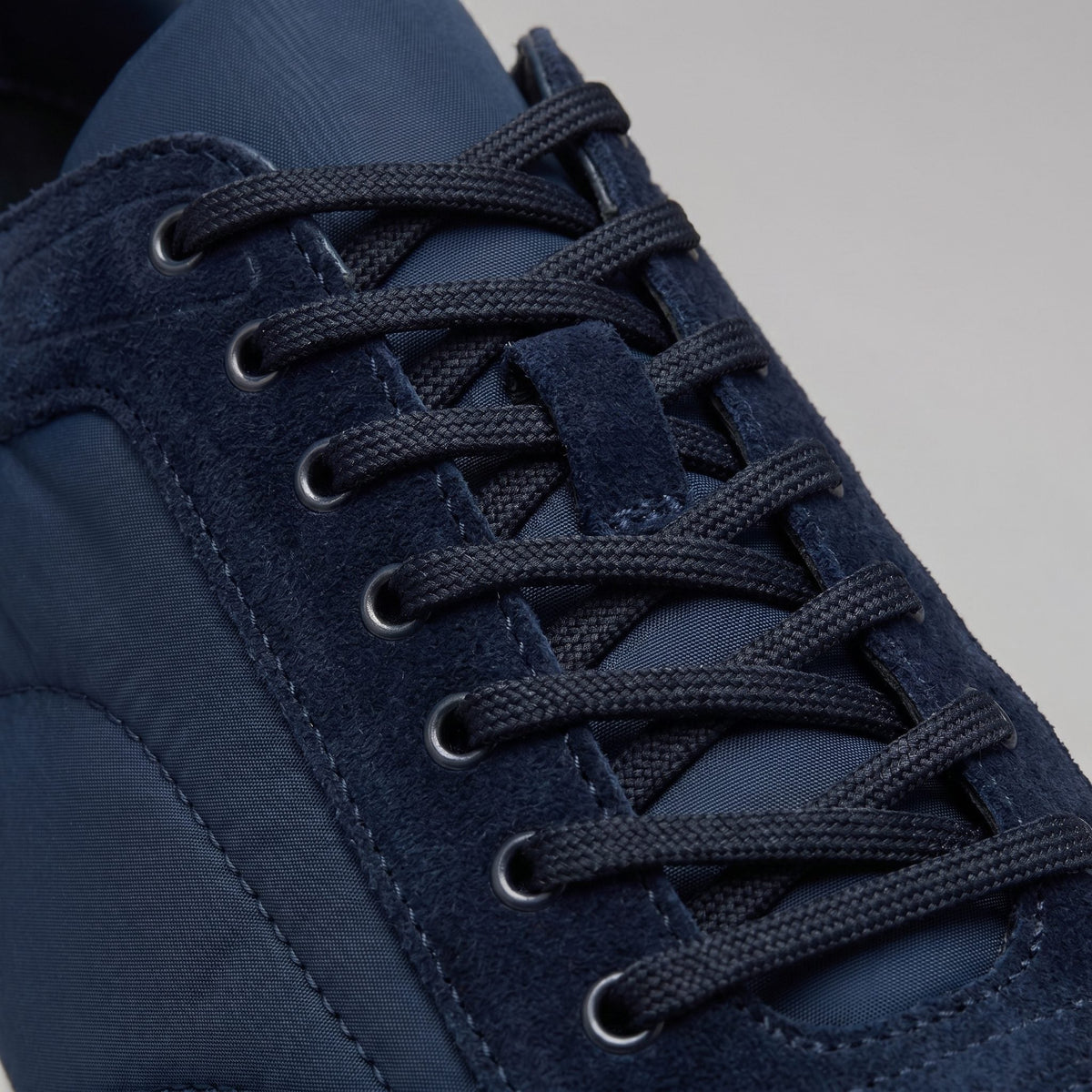 Stellan | Men's Suede Panel Lace-Up Sneakers