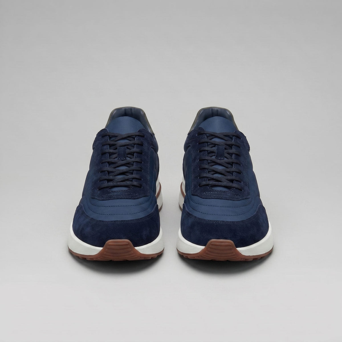 Stellan | Men's Suede Panel Lace-Up Sneakers