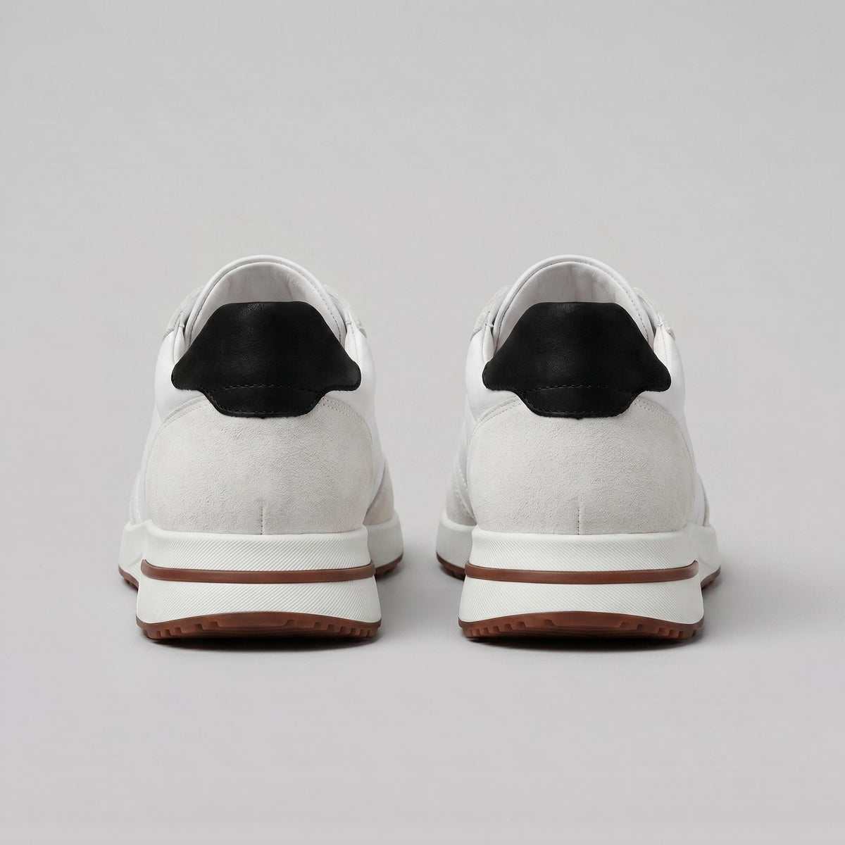 Stellan | Men's Suede Panel Lace-Up Sneakers