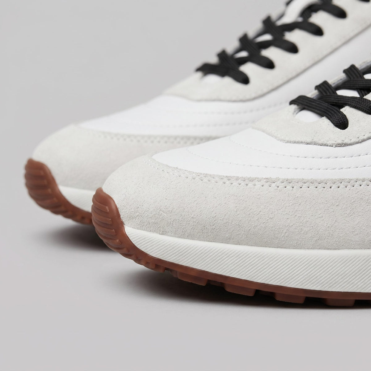 Stellan | Men's Suede Panel Lace-Up Sneakers