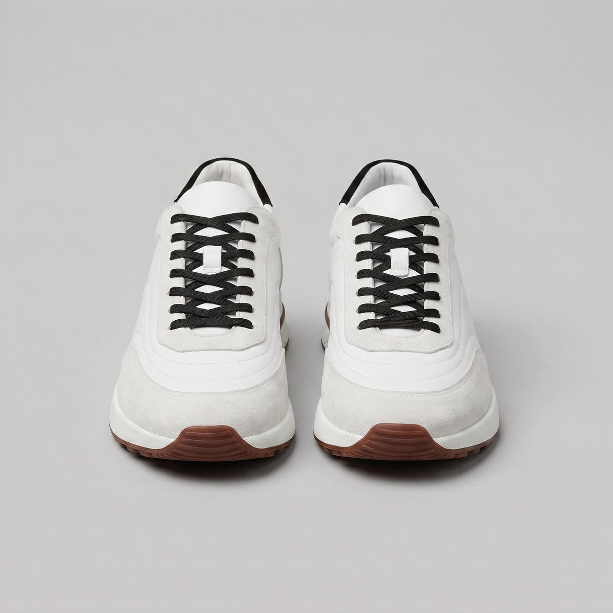 Stellan | Men's Suede Panel Lace-Up Sneakers