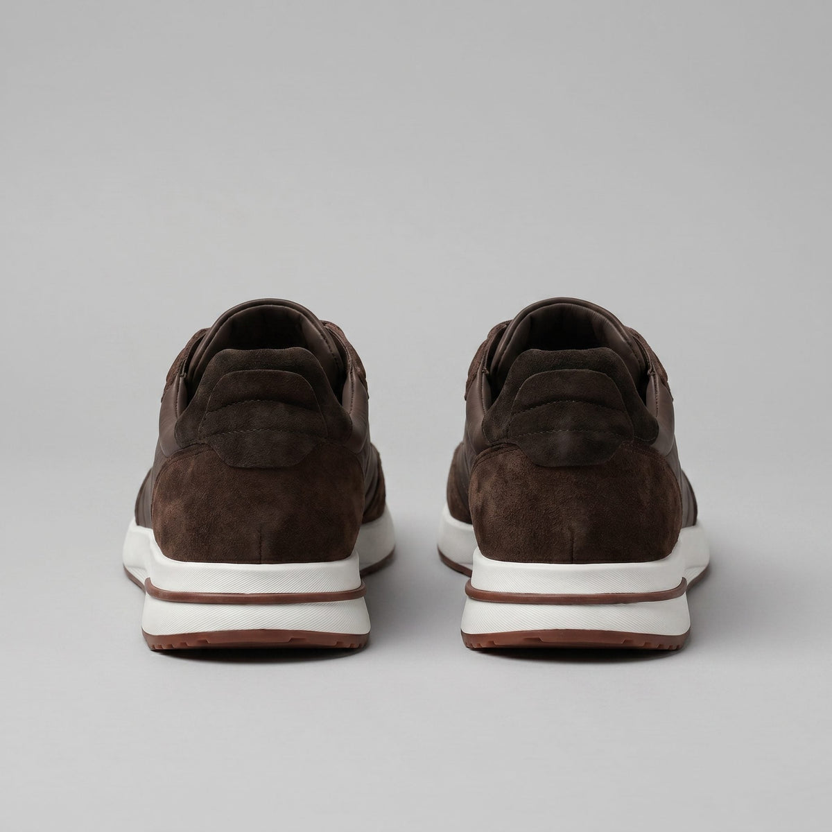 Stellan | Men's Suede Panel Lace-Up Sneakers