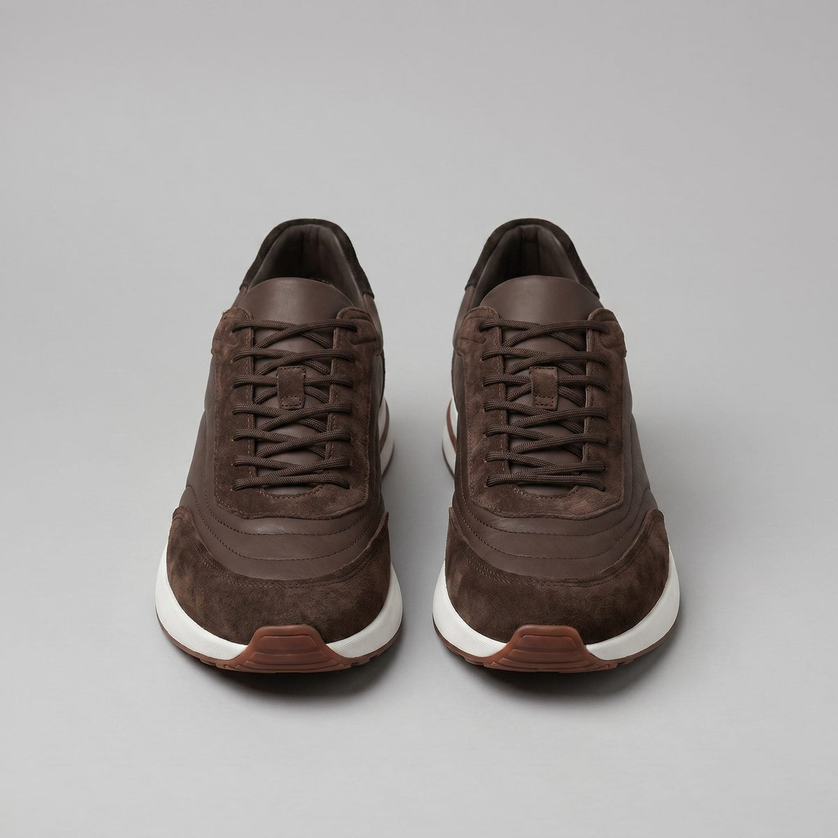 Stellan | Men's Suede Panel Lace-Up Sneakers