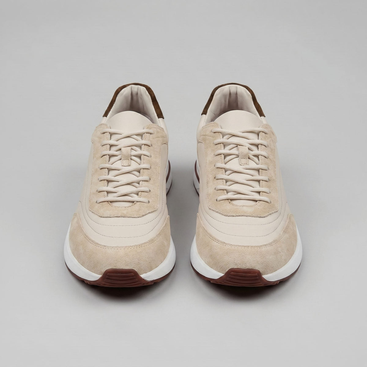 Stellan | Men's Suede Panel Lace-Up Sneakers