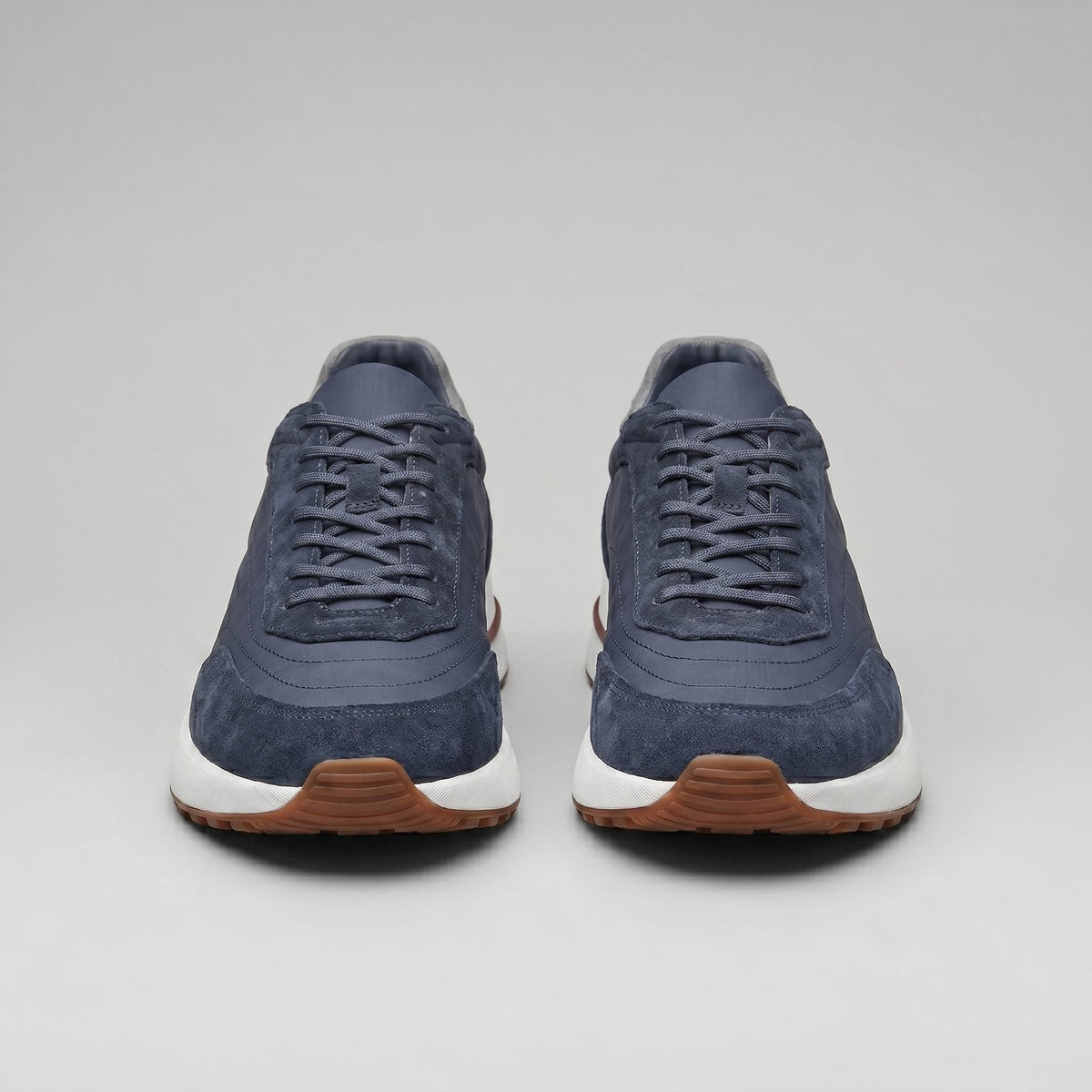 Stellan | Men's Suede Panel Lace-Up Sneakers