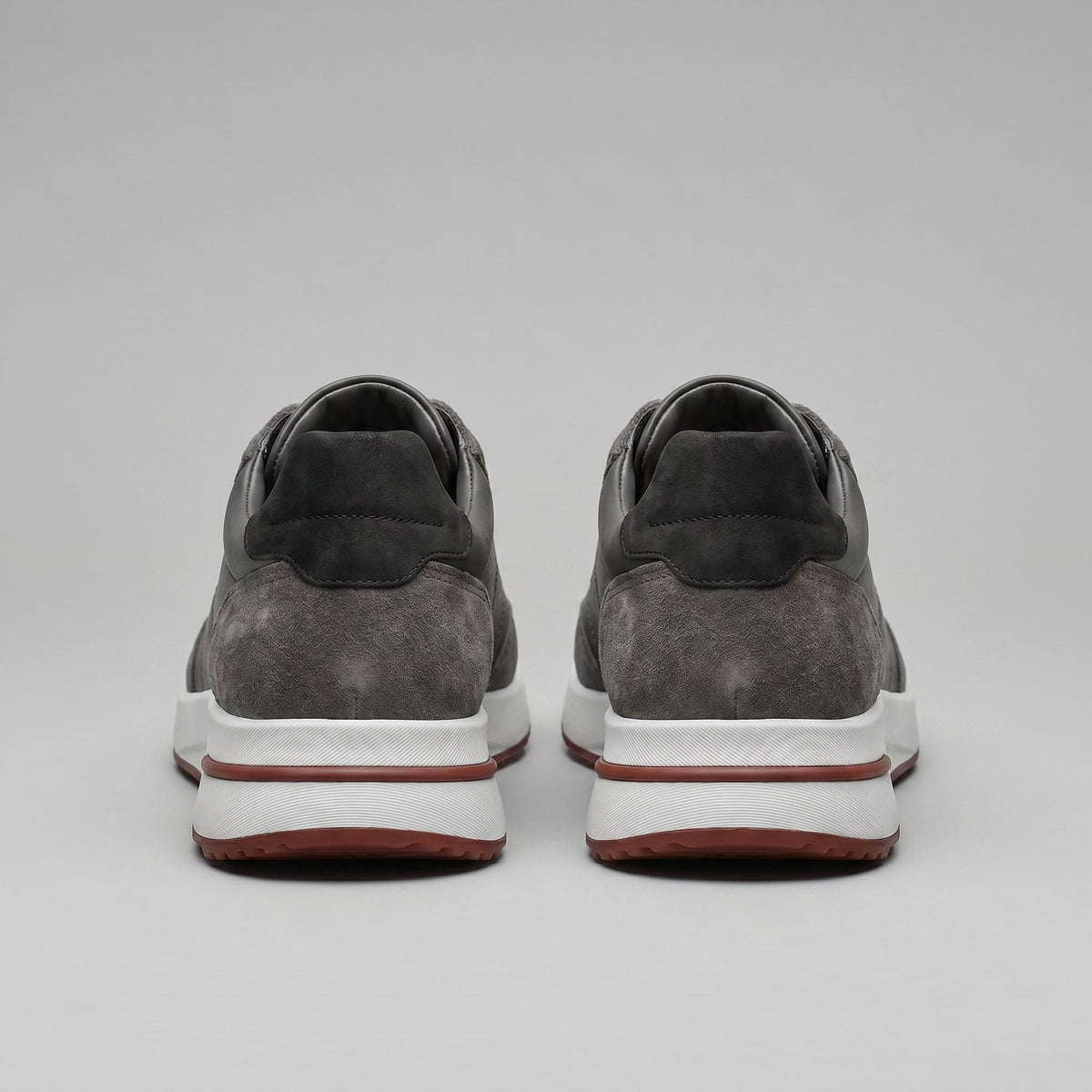 Stellan | Men's Suede Panel Lace-Up Sneakers
