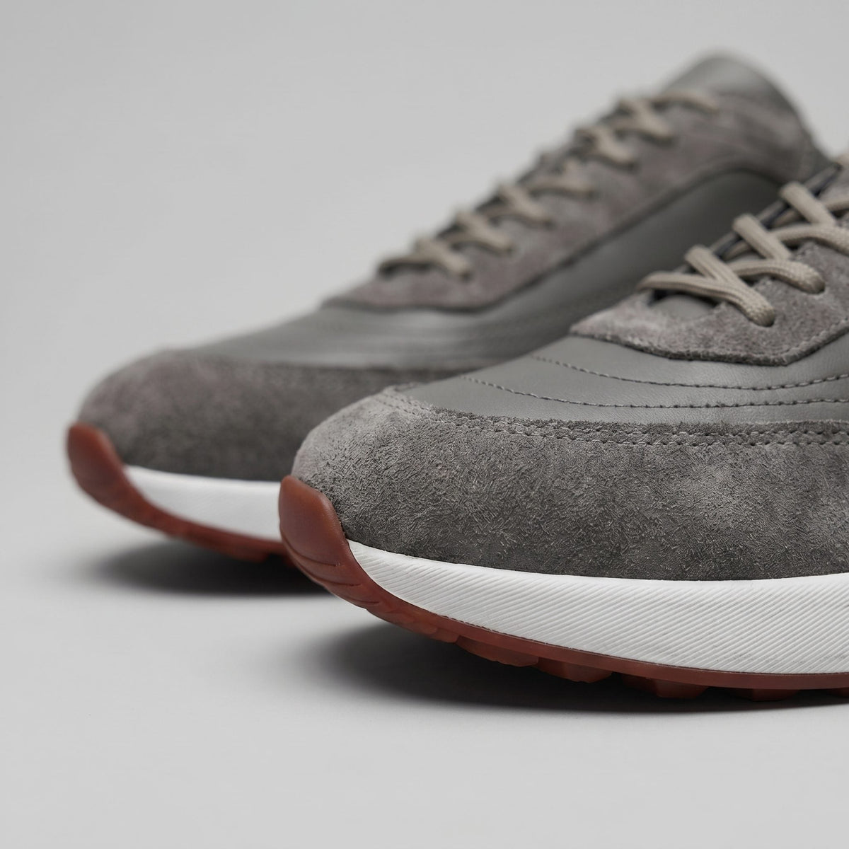 Stellan | Men's Suede Panel Lace-Up Sneakers