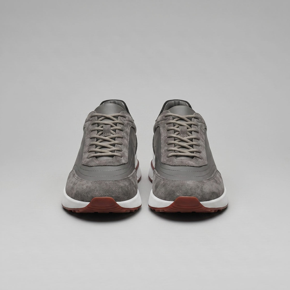 Stellan | Men's Suede Panel Lace-Up Sneakers