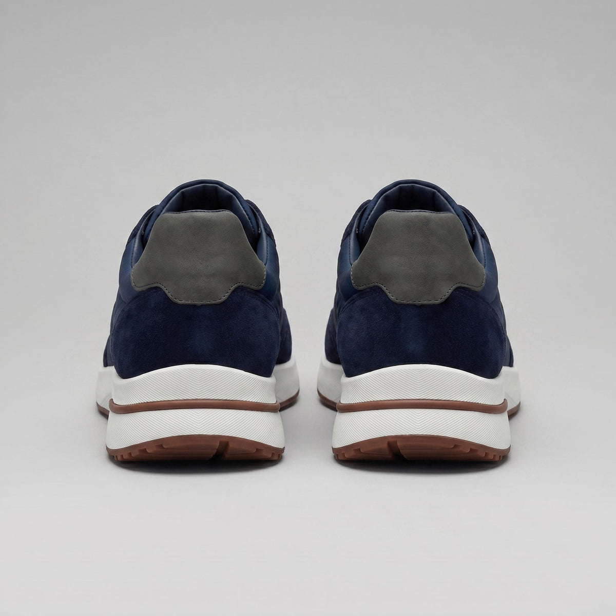 Stellan | Men's Suede Panel Lace-Up Sneakers