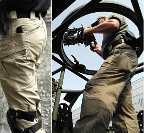 Straight Leg Cargo Pants for Men
