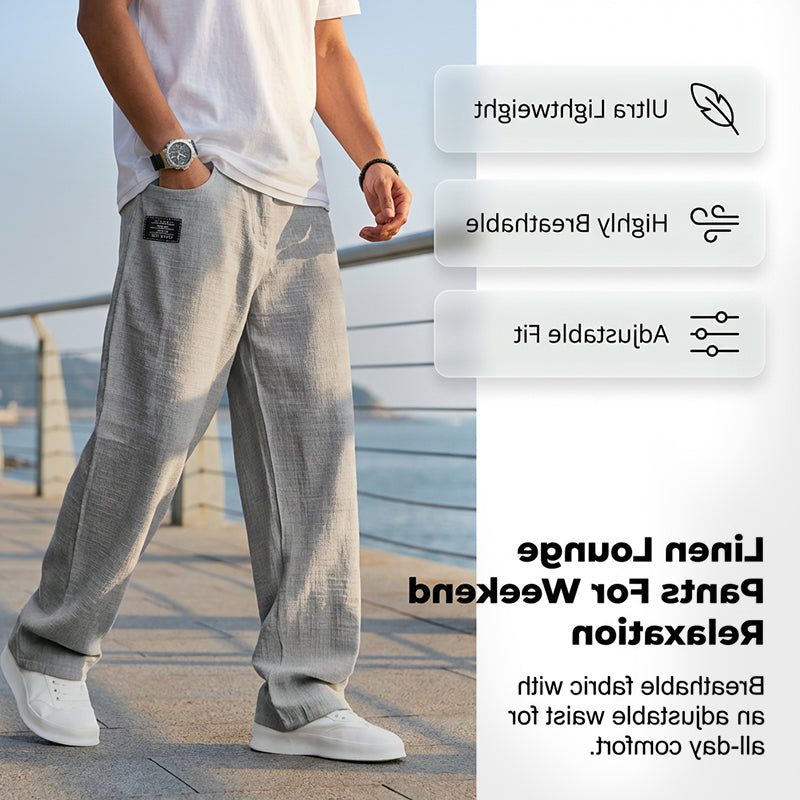 Straight Leg Trousers for Men