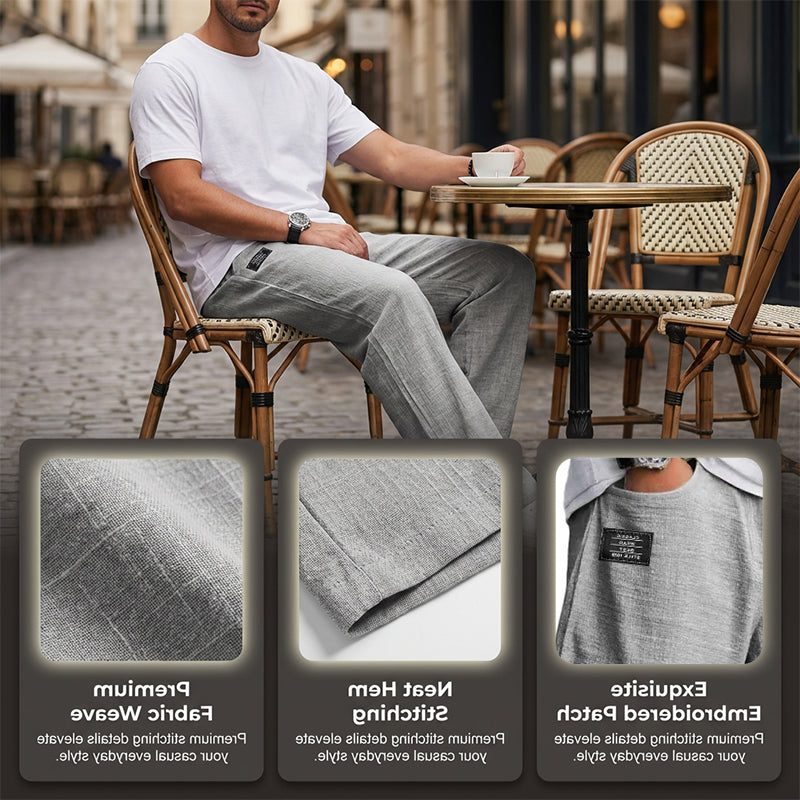 Straight Leg Trousers for Men