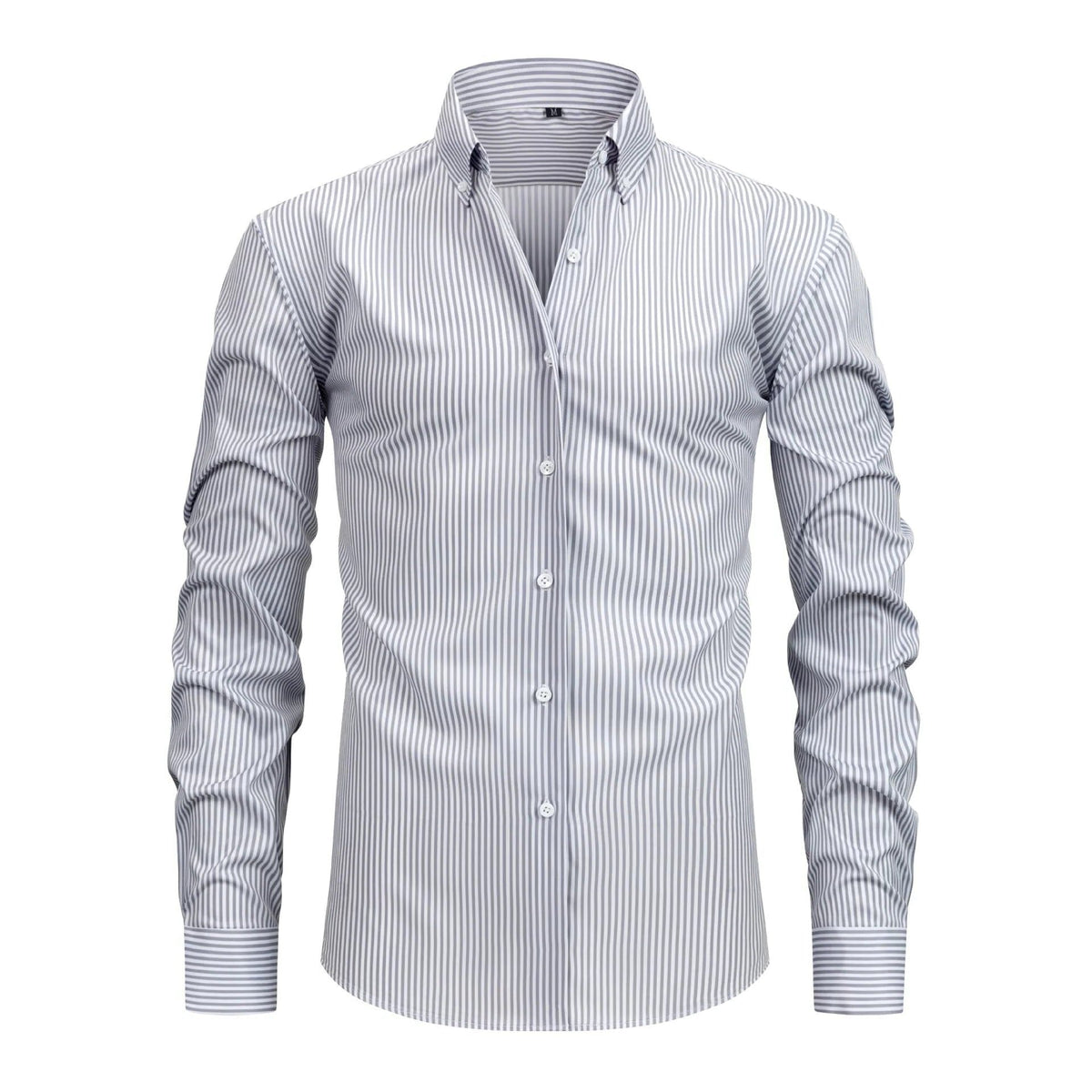 Stretch Button-Down Long Sleeve Shirt for Men