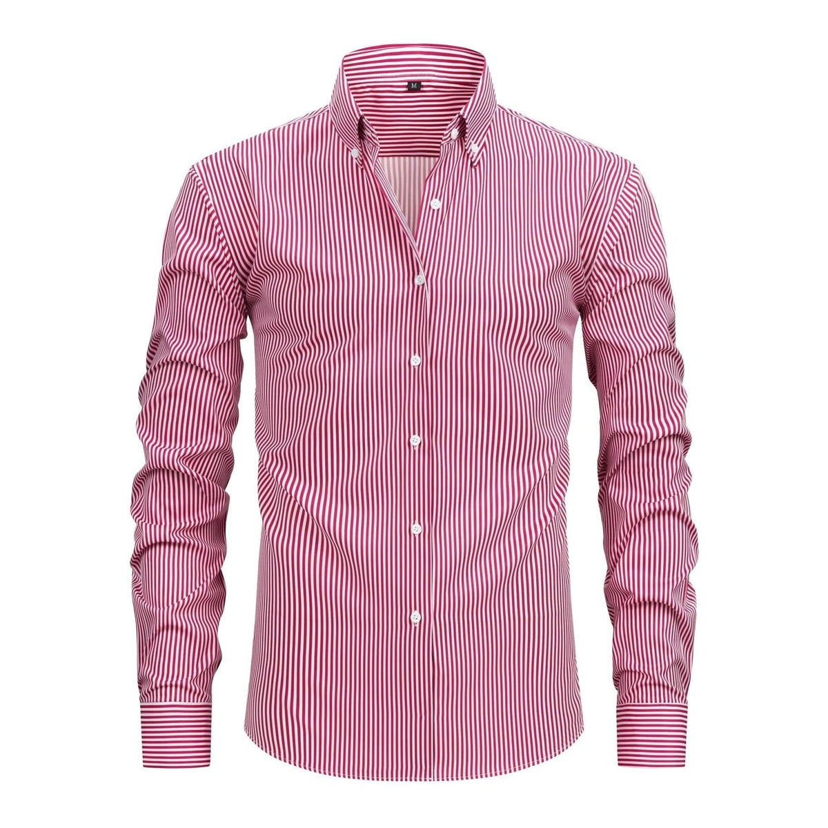 Stretch Button-Down Long Sleeve Shirt for Men