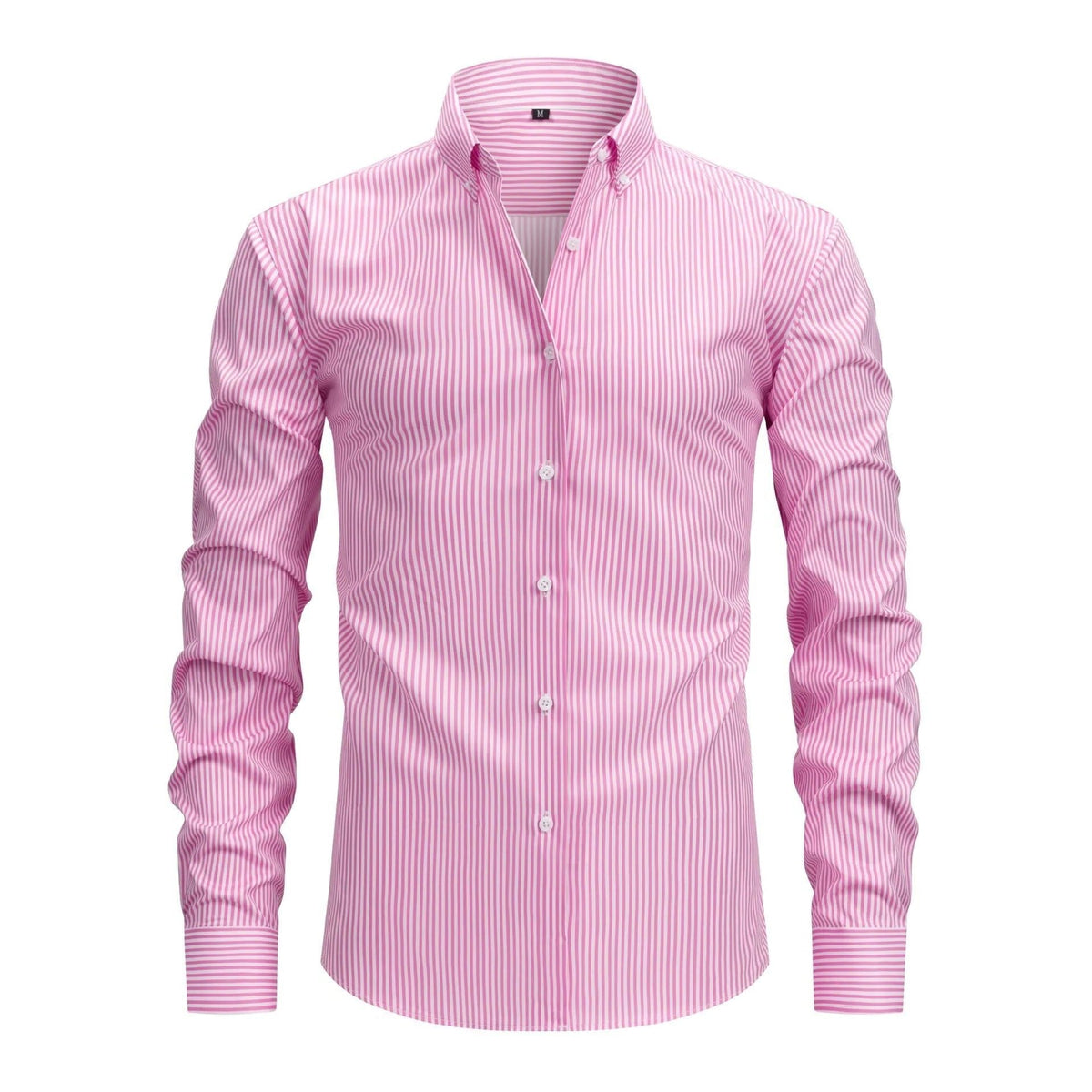 Stretch Button-Down Long Sleeve Shirt for Men
