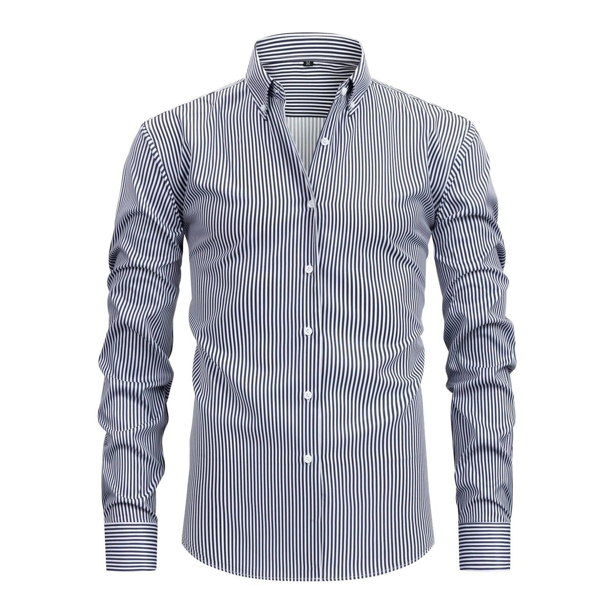 Stretch Button-Down Long Sleeve Shirt for Men