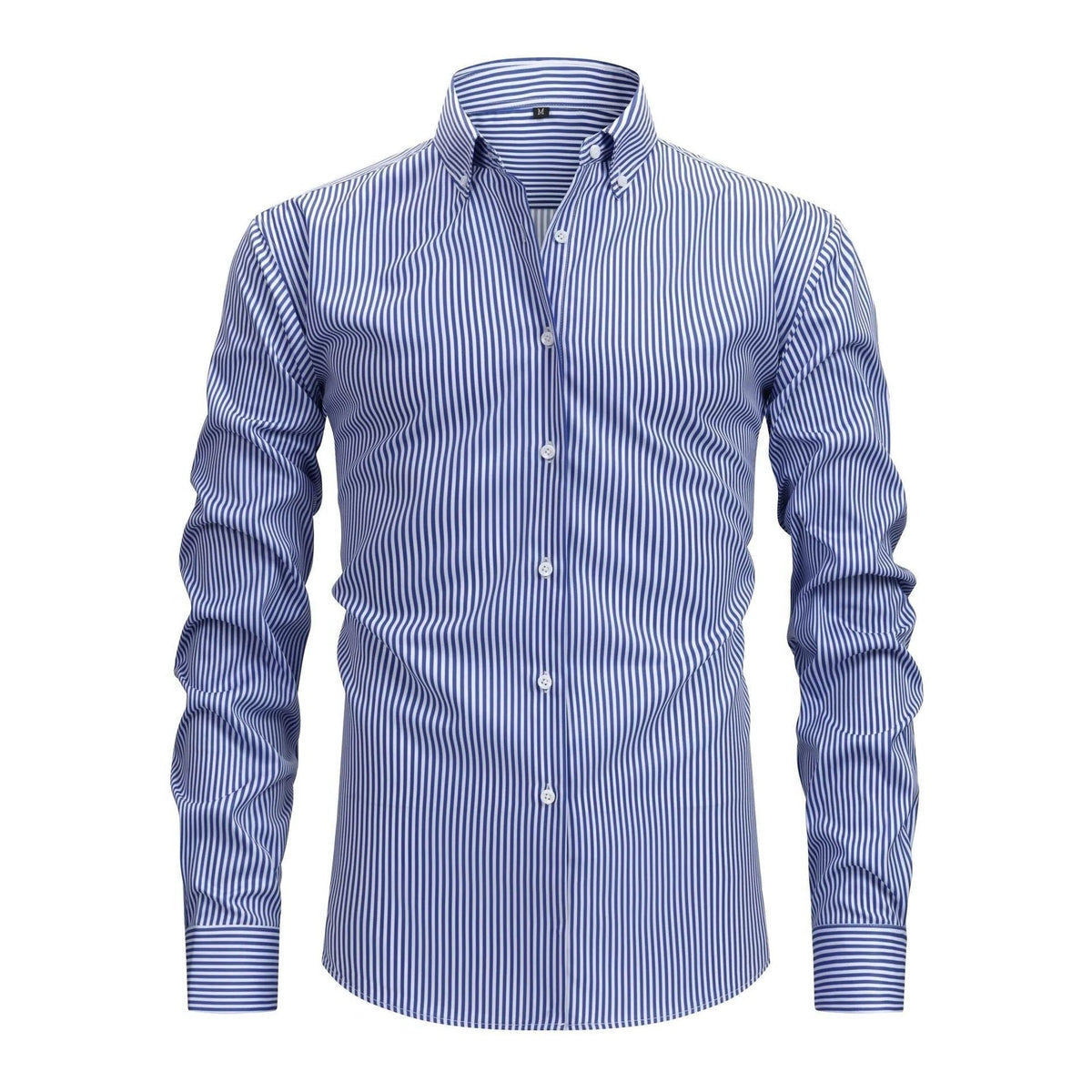 Stretch Button-Down Long Sleeve Shirt for Men
