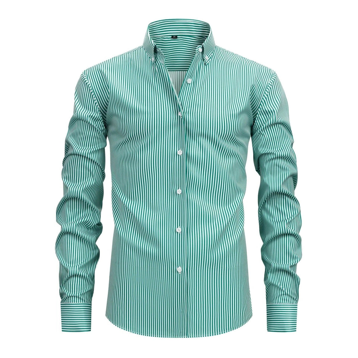 Stretch Button-Down Long Sleeve Shirt for Men