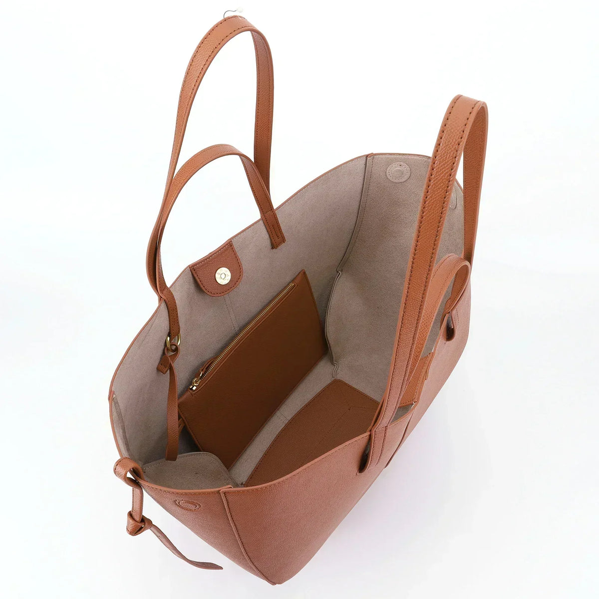 Women's Curved-Bottom Tote Bag with Adjustable Strap