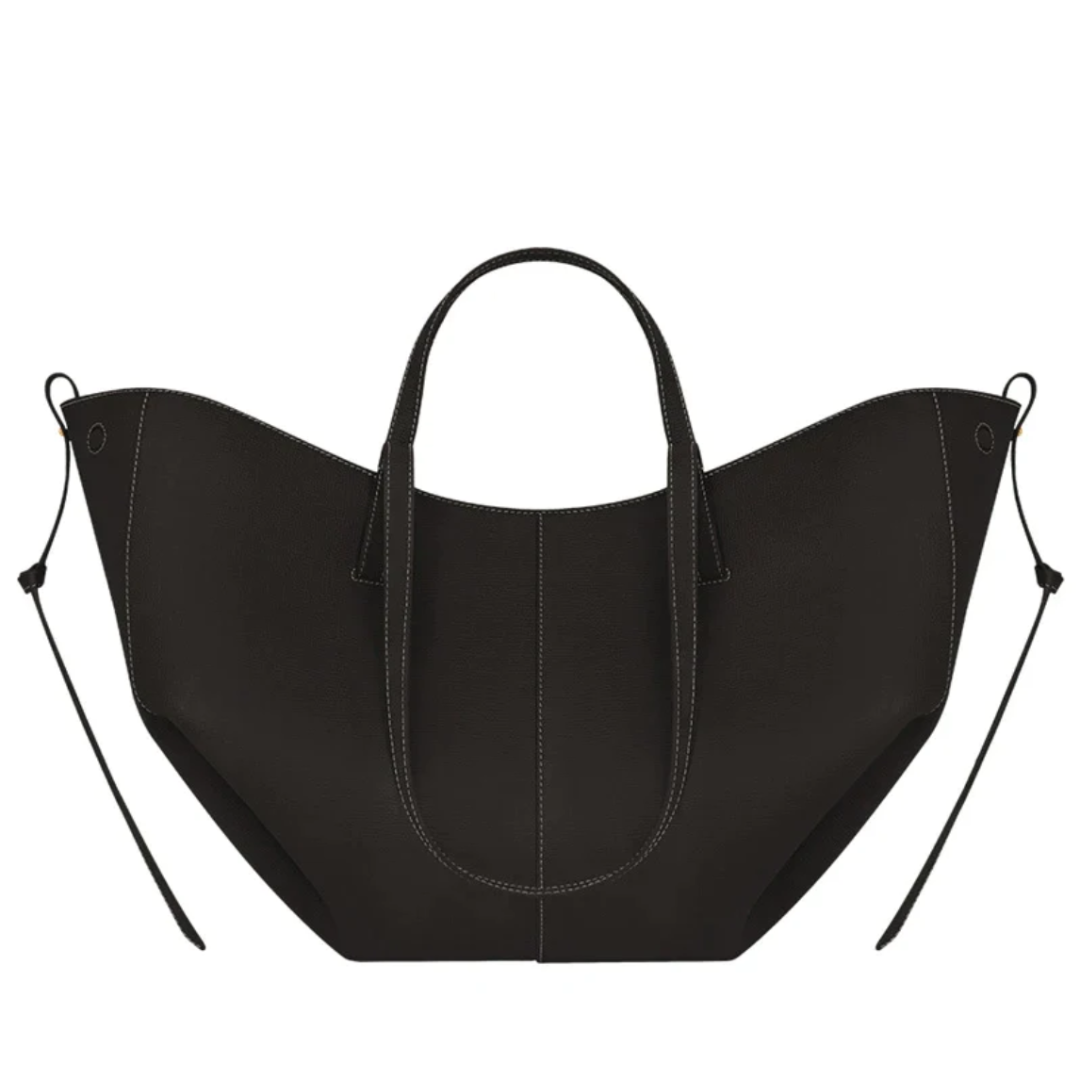 Women's Curved-Bottom Tote Bag with Adjustable Strap