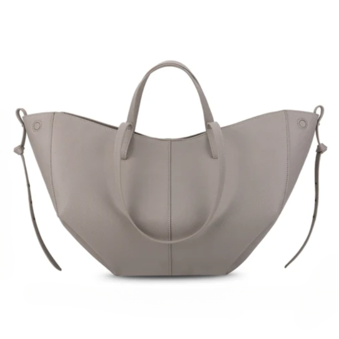 Women's Curved-Bottom Tote Bag with Adjustable Strap