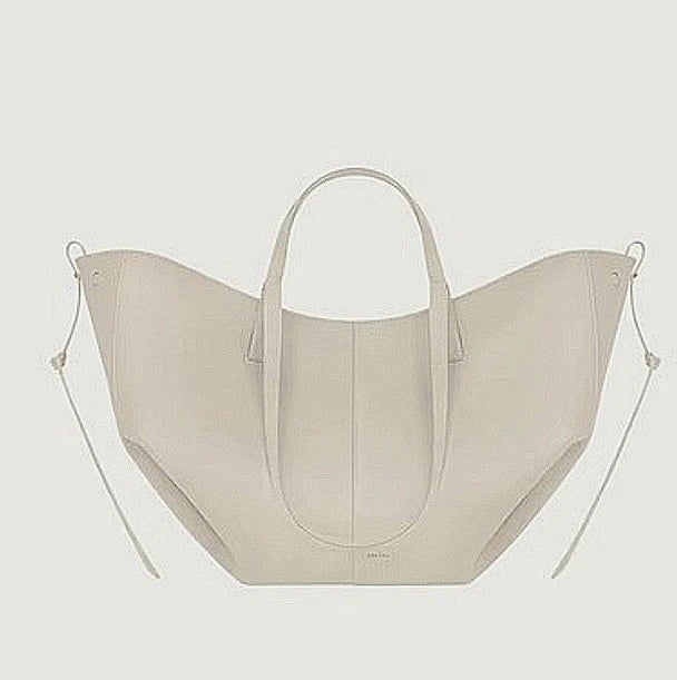 Women's Curved-Bottom Tote Bag with Adjustable Strap