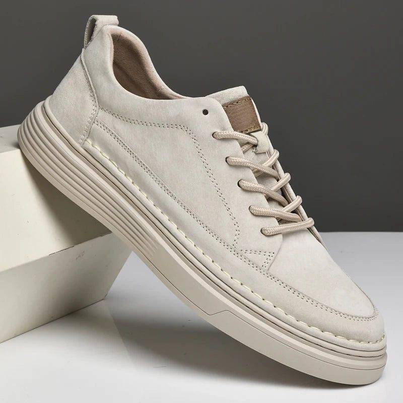 Suede Lace-Up Loafers for Men