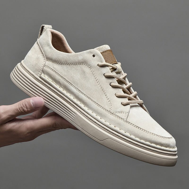 Suede Lace-Up Loafers for Men