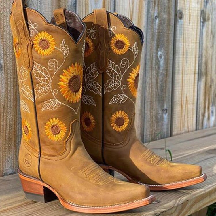 Quillon | Wide Calf Western Cowboy Boots
