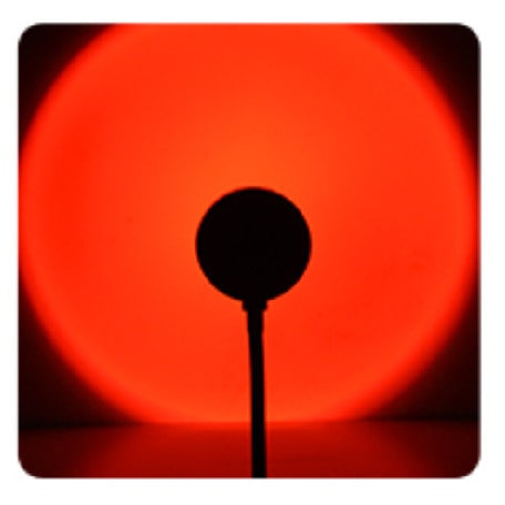 Sunset Lamp LED Projector Light with Adjustable Neck and Night Projection Ocean Wave