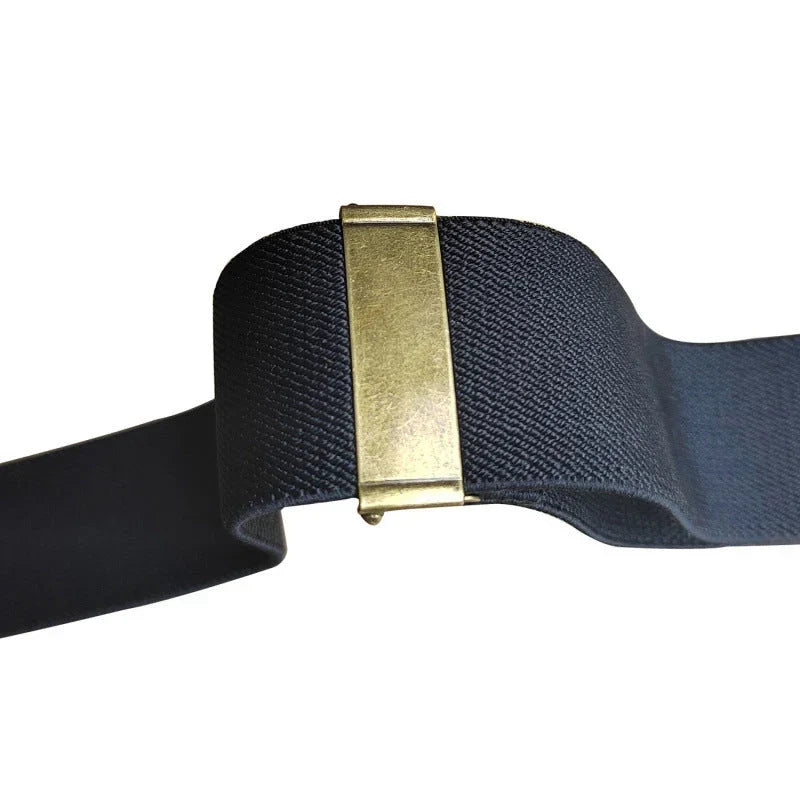 Suspenders | X-Back Adjustable & Lightweight | 4 Removable Clips