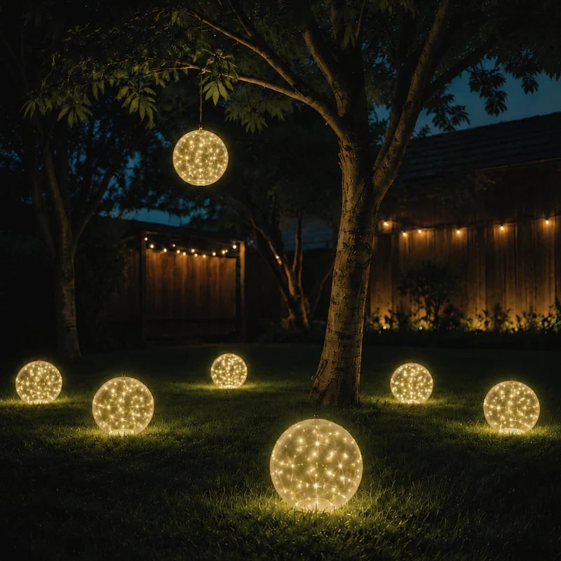 Swimming Pool Lights LED Floating Solar Inflatable Sphere